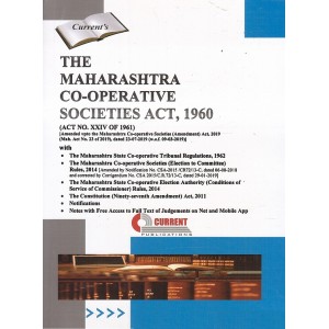 Current's The Maharashtra Co-operative Societies Act, 1960 